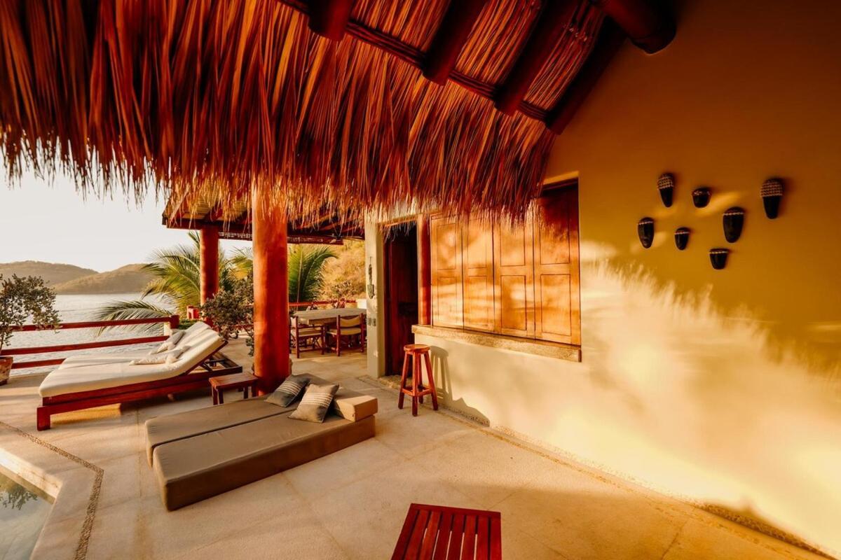 Dream Villa With Private Beach And Catering Zihuatanejo Dış mekan fotoğraf
