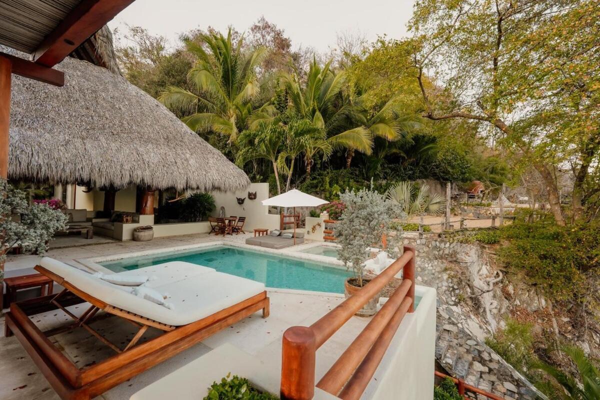 Dream Villa With Private Beach And Catering Zihuatanejo Dış mekan fotoğraf